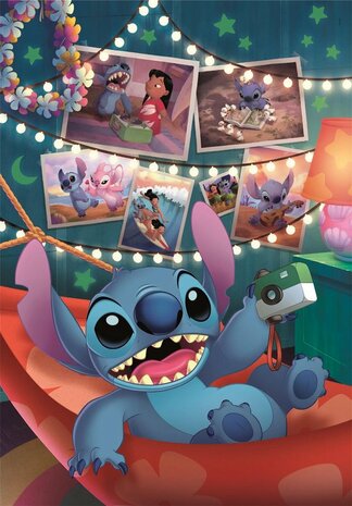 97938 Clementoni Puzzel Lilo en Stitch 1000 stukjes 50x70 incl. poster