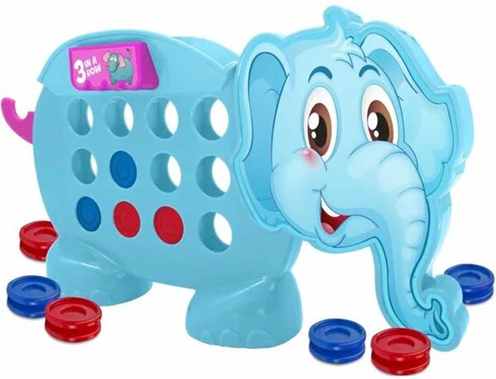 16236 RubyToys Elephant Tail 3-Op-Een-Rij