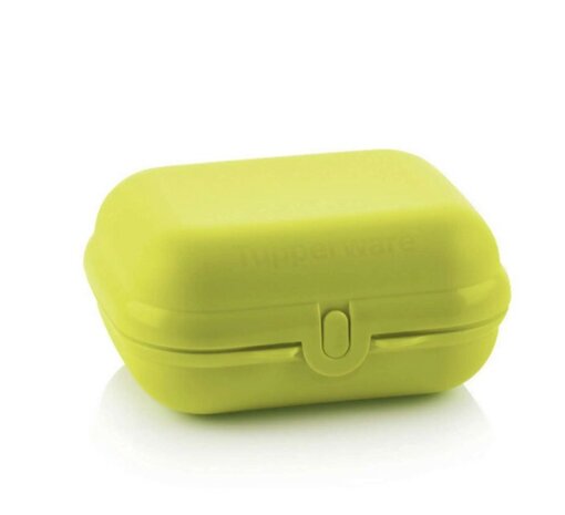 79302 Tupperware Eco Snackdoos Large Geel/groen