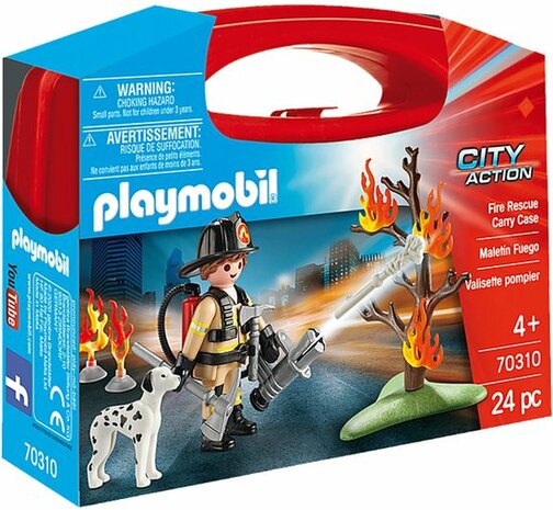 70310 Playmobil City Action Fire Rescue Carry Case