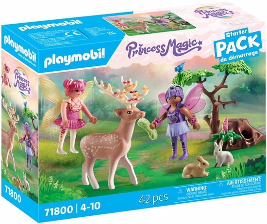 71800 PLAYMOBIL Starter Packs Feeën met bosdieren