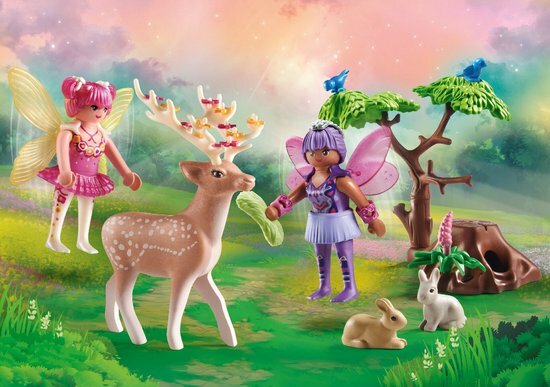 71800 PLAYMOBIL Starter Packs Feeën met bosdieren