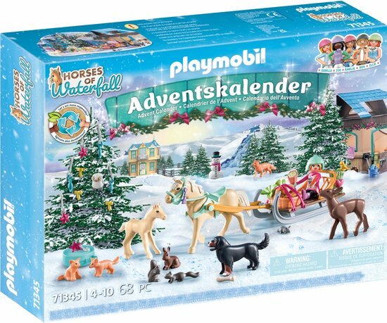 71345 PLAYMOBIL Adventskalender Paarden: kerst sleerit