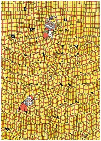 20092 Jumbo Puzzel Jan van Haasteren Expert 4 Overal Cadeautjes 500 stukjes