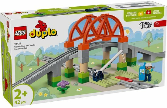 10426 LEGO DUPLO Stad Treinbrug en rails uitbreidingsset