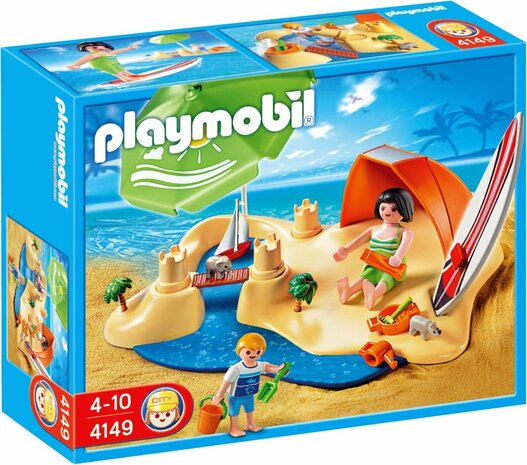 4149 Playmobil City Life Compactset Strandvakantie