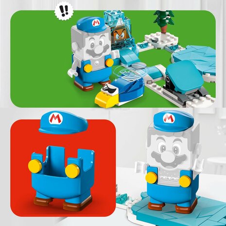 71415 LEGO Super Mario Uitbreidingsset: IJs-Mario pak en ijswereld