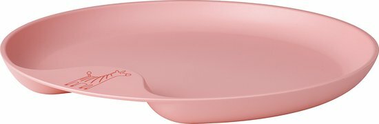 09986 Mepal Mio kinderbord  Magnetronbestendig  Met greep  Deep pink