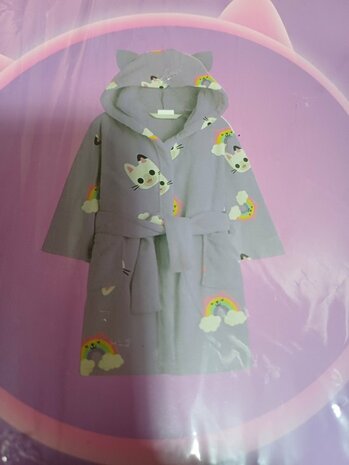 75298 Gabby's Dollhouse Badjas Lila Maat 104-110