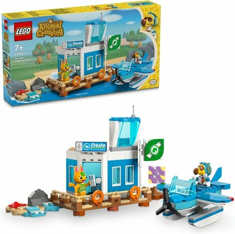 77051 LEGO Animal Crossing™ Vlieg met Dodo Airlines