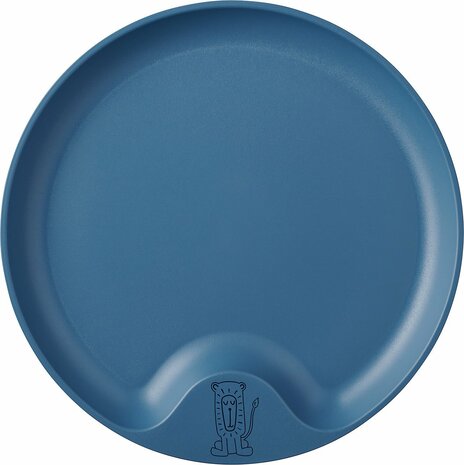 09894 Mepal Mio kinderbord  met Greep Deep Blue