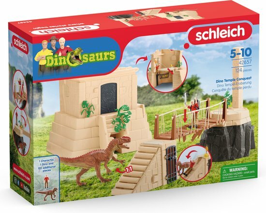 42657 Schleich DINOSAURS Dino Tempel Verovering