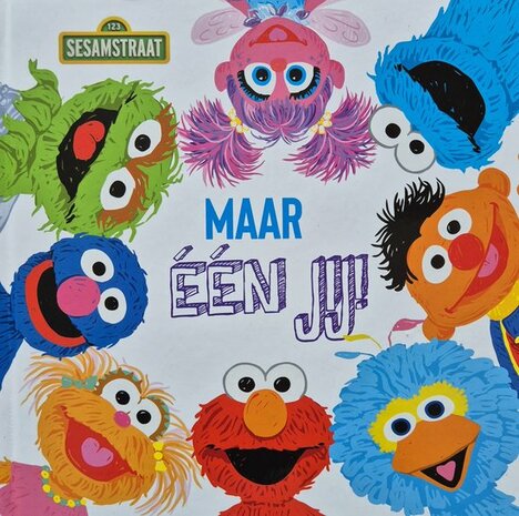 57432 Boek Sesamstraat  Maar één jij! 