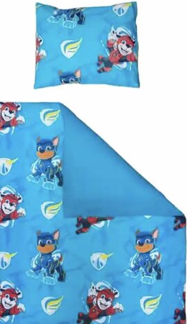 05025 Paw Patrol Chase Dekbedovertrek & Kussensloop 140x200 cm & 60x70 cm