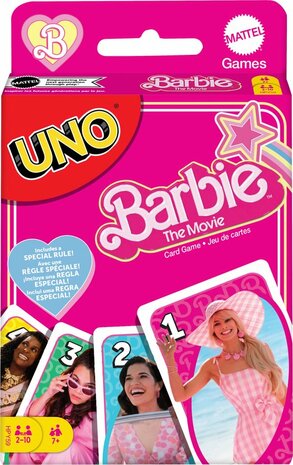 170845 Mattel Games UNO Barbie The Movie Kaartspel