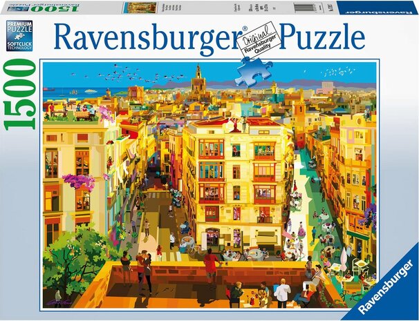 171927 Ravensburger Puzzel Avond in Valencia 1500 stukjes