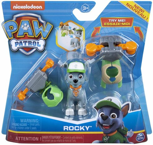 59399 Spinmaster Paw Patrol Speelfiguur Rocky Inclusief Accessoires - Paw Patrol Actiefiguur