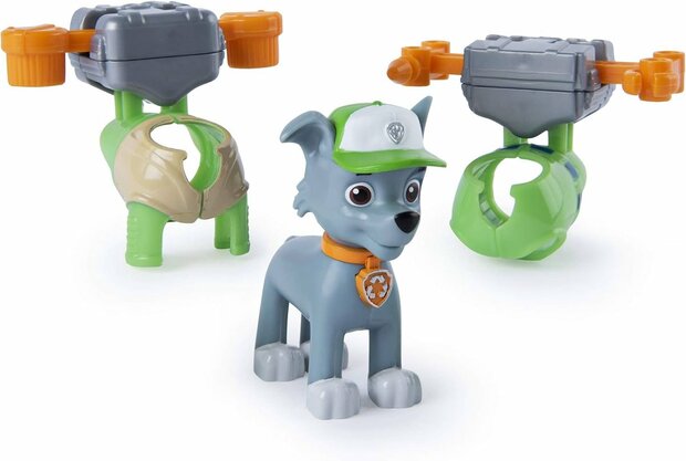 59399 Spinmaster Paw Patrol Speelfiguur Rocky Inclusief Accessoires - Paw Patrol Actiefiguur
