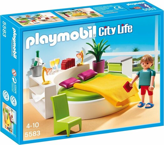 5583 PLAYMOBIL City Life Slaapkamer met loungebed
