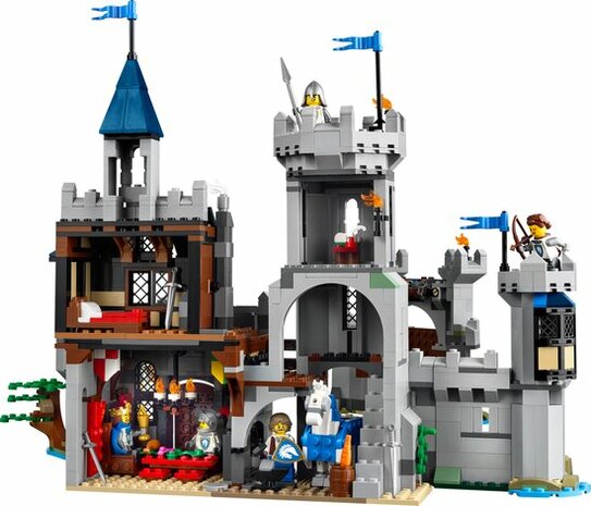 31168 LEGO Creator 3in1 Middeleeuws Kasteel met Ridders te Paard