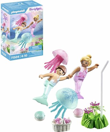 71504 PLAYMOBIL Princess Magic Zeemeerminkinderen met kwallen