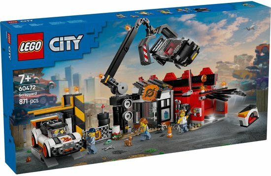 60472 LEGO City Schroothoop met auto's