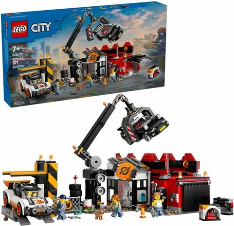 60472 LEGO City Schroothoop met auto's