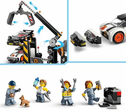 60472 LEGO City Schroothoop met auto's