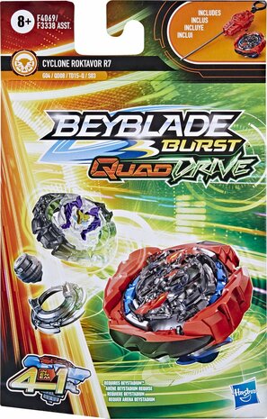 36717 Hasbro Beyblade Quad Drive Starter Pack Cyclone Roktavor