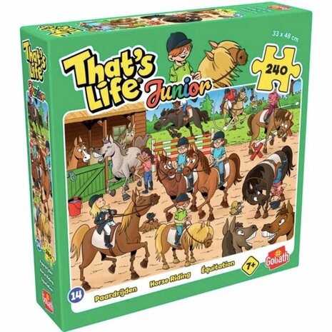 343009 Goliath Puzzel That's Life Paardrijden 240 stukjes