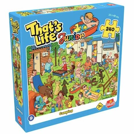 342972 Goliath Puzzel That's Life Junior Camping 240 stukjes