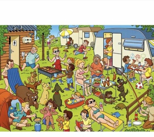 342972 Goliath Puzzel That's Life Junior Camping 240 stukjes
