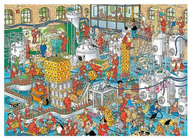 20064 Jumbo Puzzel Jan van Haasteren De Ambachtelijke Brouwerij 2000 stukjes
