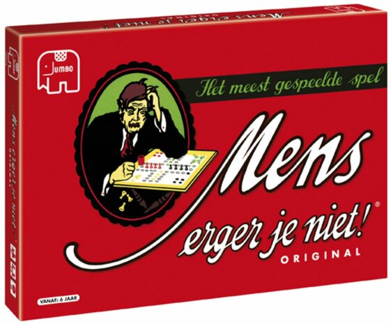 003725 Jumbo Bordspel Mens Erger Je Niet!