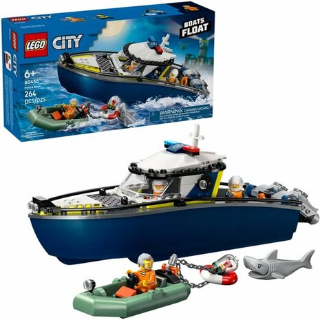 60456 LEGO City Achtervolging met Politieboot