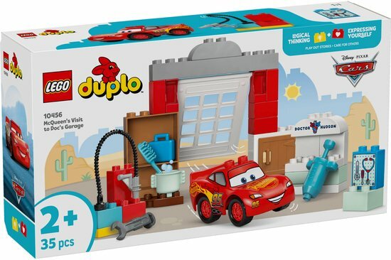 10456 LEGO DUPLO Disney en Pixar Cars McQueens Bezoek aan Docs Garage