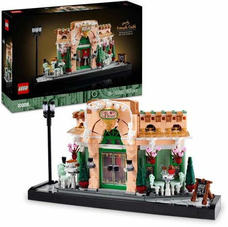 10362 LEGO Icons Frans café Parijse decoratie