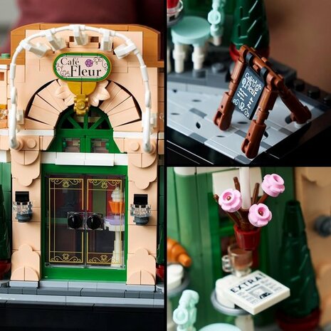 10362 LEGO Icons Frans café Parijse decoratie