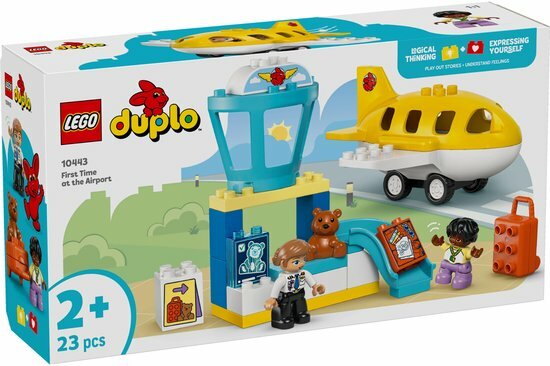 10443 LEGO DUPLO Stad Voor het Eerst op het Vliegveld