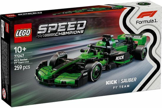 77247 LEGO Speed Champions KICK Sauber F1 Team C44 racewagen