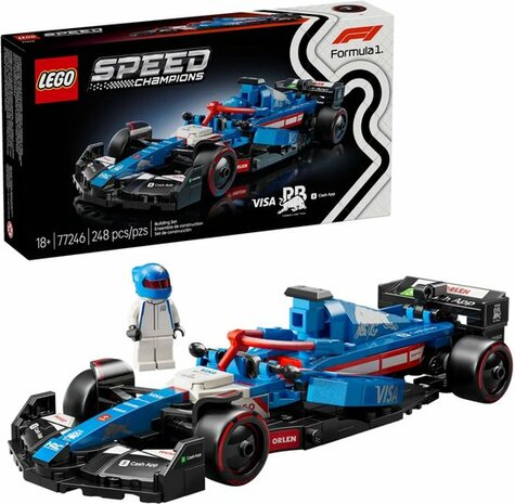 77246 LEGO Speed Champions Visa Cash App RB VCARB 01 F1 racewagen