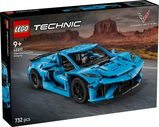 42217 LEGO Technic Chevrolet Corvette Stingray Blauw