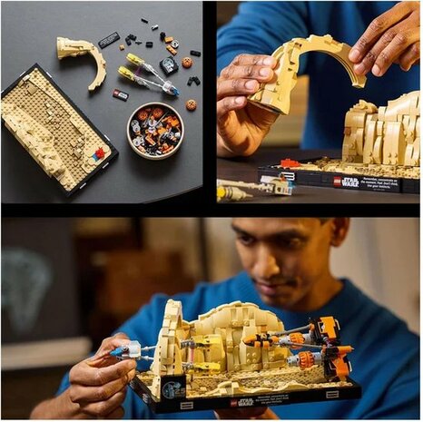 75380 LEGO Star Wars Mos Espa Podrace diorama