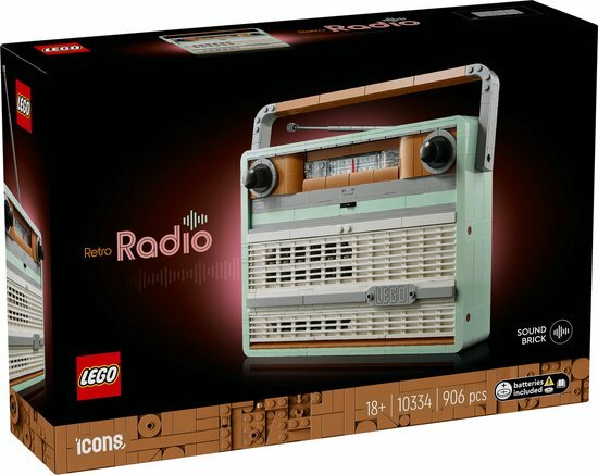 10334 LEGO Icons Retro draagbare radio