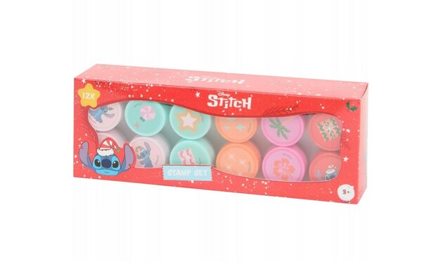 32712 Disney Stitch Kerst Stempelset 12-delig