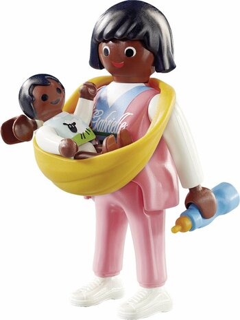 70563 PLAYMOBIL Playmo-Friends Mama met draagzak