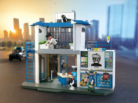 71874 PLAYMOBIL Action Heroes: Politiebureau met Onderzoekskamer