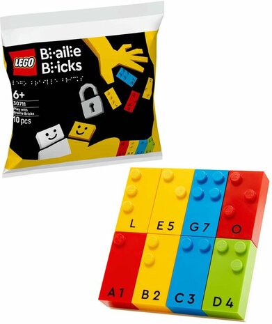 30711 LEGO Braille Bricks Spelen met braillestenen (Polybag)