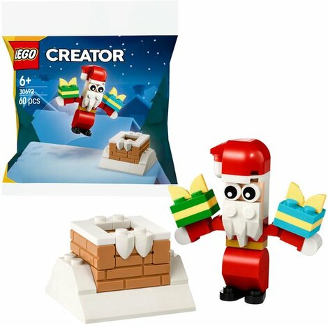 30692 LEGO Creator De kerstman in de schoorsteen (paperbag)