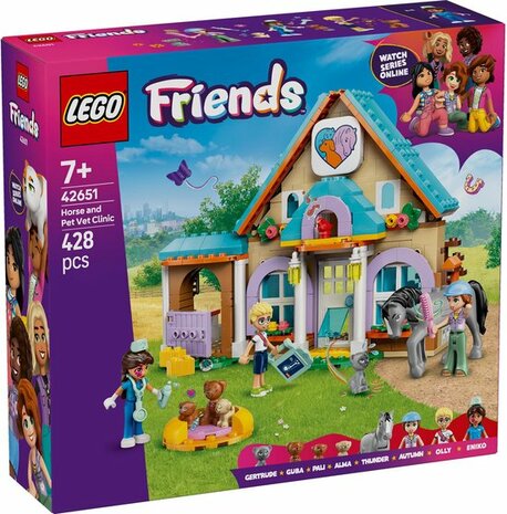 42651 LEGO Friends Dierenkliniek voor paarden en huisdieren